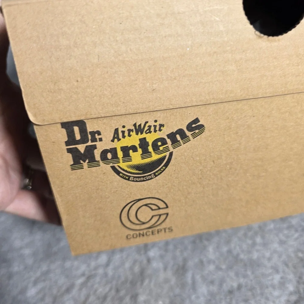 Concepts x Dr. Martens 1461 3-Eye Black Desert Sage Shoes EU 40 M‎ 7.5 W 8.5 NEW